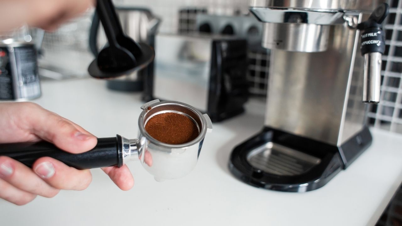 making coffee