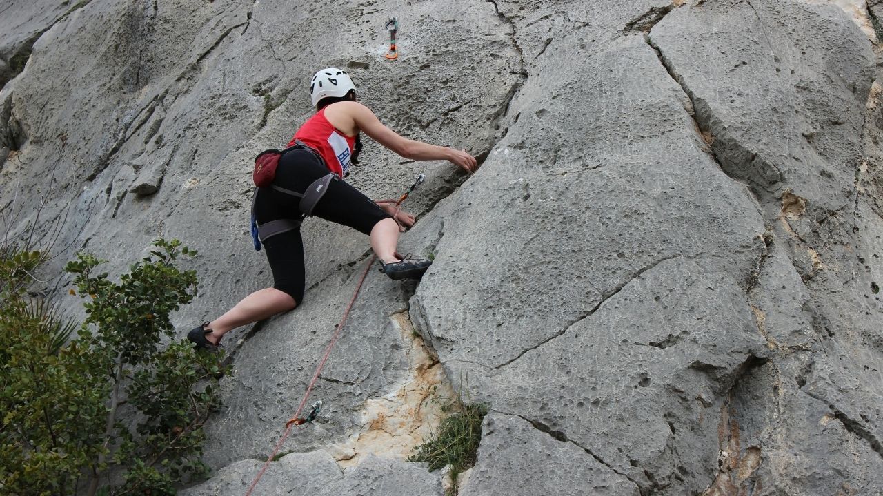 rock climbing