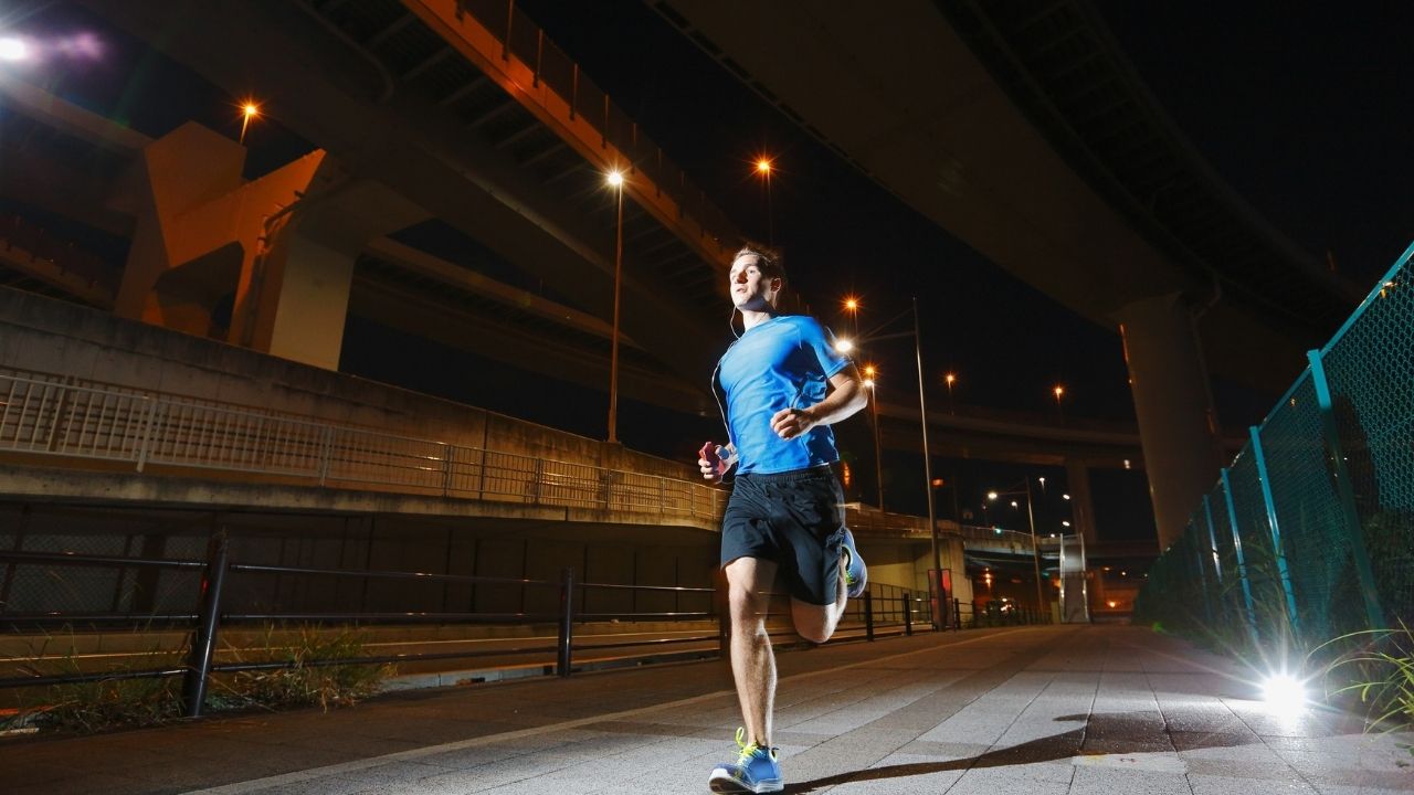 night owl exercising